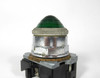 Cutler-Hammer 10250T201NC2N Green Pilot Light w/ Ribbed Dome Lens 120V USED