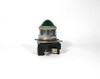 Cutler-Hammer 10250T201NC2N Green Pilot Light w/ Ribbed Dome Lens 120V USED