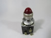 Cutler-Hammer 10250T411R Red Push Button w/ Smooth Dome Lens 120V USED