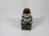 Cutler-Hammer 10250T411C7N Red Push Button 120V USED
