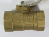 NCI T-FP601 Ball Valve 1/2" 600 WOG 600 PSI USED
