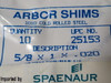 Precision Brand 25153 Arbor Shims 5/8X1X.020 Pack of 10 ! NWB !