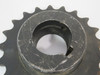 Tsubaki 100B20F-2.1/2 Roller Chain Sprocket 2-1/2"ID 20T 100C 1.25"Pitch USED