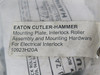 Cutler-Hammer 10923H20 Series A Mounting Kit ! NWB !