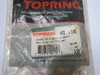 Topring 40.115 Straight Threaded Connector 5/32-10/32" 10 Pack ! NWB !