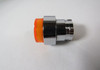 Telemecanique ZB2BW15 Amber Extended Push Button Operator w/ Marking USED