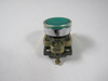 Telemecanique ZB4BW333 Green Push Button Operator w/ Mounting Latch USED