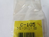 Century Spring C-105 Extension Spring 2-1/2" L 5/32" OD .020" WD 2-Pk ! NWB !