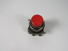 Cutler-Hammer 10250T31R Red Extended Push Button 1NO/1NC USED