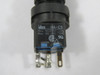 IDEC HA-C5-B Black Round Push Button 250VAC 30VDC 2A 20mm USED