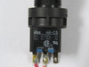 IDEC HA-C5-B Black Round Push Button 250VAC 30VDC 2A 16mm USED