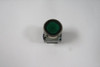 Siemens 3SB3606–0AA41 Green Illuminated Push Button w/ Flat Button USED