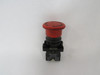 Telemecanique ZA2-BS54 Turn to Release Red Mushroom Push Button 1NC USED