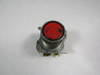 Cutler-Hammer 10250T102-3 Red Flush Push Button 2NC USED