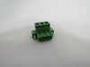 Phoenix Contact 1757022 Green Circuit Board Connector 3Pos USED