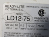 Ready-Lite LD12-75 Emergency Lighting 120V 0.2A 12VDC USED