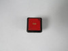 General Electric P9SPLRSD Red Push Button "RUN" No Mounting Latch USED