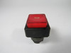 General Electric P9SPLRSD Red Push Button "RUN" No Mounting Latch USED