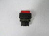 General Electric P9SPLRSD Red Push Button "RUN" No Mounting Latch USED