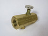 ECI KLF500B Brass Piston Check Valve 1/2" NPT ! NEW !