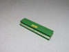 Phoenix Contact FRONT-MSTB2.5/21-ST-5.08 PCB Connector 21-Pos GREEN USED