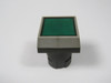 APT LA39-B2-DF/G Green Square Push Button Operator Only USED