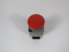 Fuji Electric AH30-V Red Mushroom Push Button 6A 250V 2NC USED