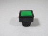 IDEC LW7L-M1-G Green Square Push Button Operator Only USED