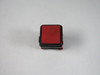 Square D D1A2U-Z41R Red Square Push Button 1NC USED