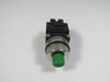 General Electric CR104A8105 Green Push Button 1NO/1NC USED