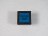 IDEC LW7L-M1-S Blue Square Push Button Operator "SAFETY DOOR UNLOCK" USED