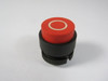 Telemecanique ZA2-BL432 Red Push Button Operator w/ White O Marking USED