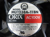 Orix MUT1238A-11BN AC 100V 50/60Hz Fan USED
