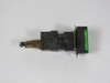 Omron A3GJ-99C1-H1NG Green Rectangular Push Button 5A 125VAC USED