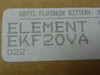 Watts FluidAir EKF20VA Filter Element Kit ! NEW !