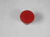 General Electric P9MER3RN Turn/Release Red Mushroom Pushbutton Operator USED