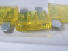Littelfuse 0287020 ATOF 32V Yellow Blade Fuse 20A 2 Blade Lot of 5 USED