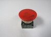 Siemens 3SB3500-1CA21 Red Mushroom Push Button Operator w/ Holder USED