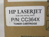 Generic CC364X Replacement For HP 64X Black Toner *SEALED* NEW