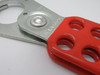 Master Lock 420 Steel Lockout Hasp 6 Slot 1-3/4" x 4-1/2" x  1" *Shelf Wear* NOP