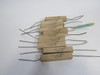 Generic 7507-IRC-PW10 Wirewound Sandblock Resistor 25Ohms 10% Lot of 10 USED