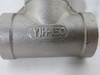 Generic YIH-150 Stainless Steel Tee Fitting .070" Port USED