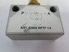Bugatti Aignep 82850-04 Inline Flow Control Female Valve 1/4"NPTF 250PSI USED