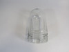 Pittsburgh Glass Co 25 Rounded Bottom Clear Glass Light Lamp Fixture USED