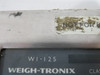 Weigh-Tronix WI-125-SST LED Scale Display w/Stand *Display Damage* ! AS IS !