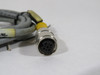 Turck RK 4.4T-5 4-Core 22AWG Single Ended Cordset 4 Pin Female 72" USED