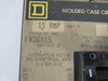 Square D FA36015 Circuit Breaker 600V 15A 3P USED