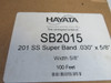 Hayata SB2015 Super Band .030" x 5/8" 100ft ! NEW !