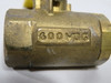 Parker XV500P-12 Ball Valve 3/4"NPT 600WOG USED