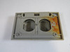 Leviton 4976-GY 1-Gang Waterproof Wallplate Grey USED